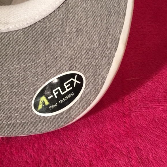 Black and White Curved Brim Hat with Embroidered Logo - Picture 12 of 14